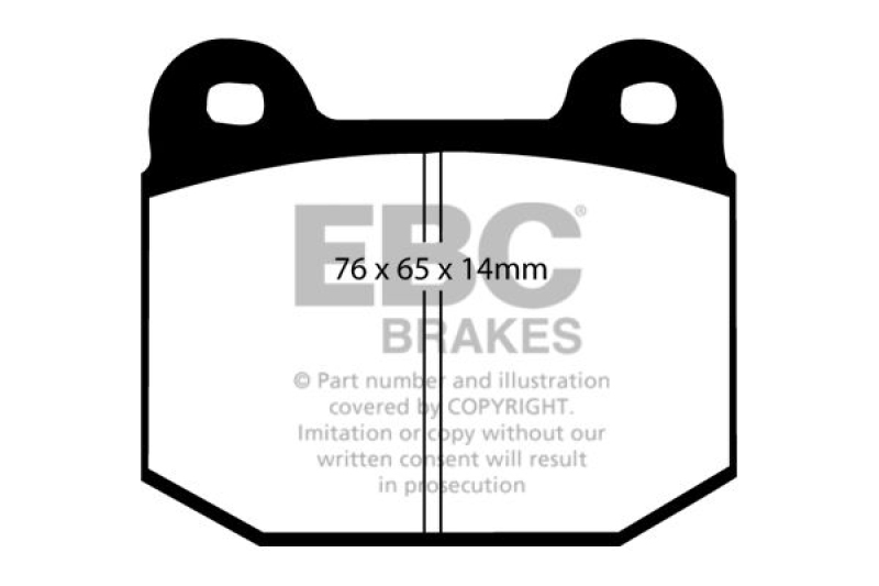 EBC Brakes High Performance Brake Pad Set