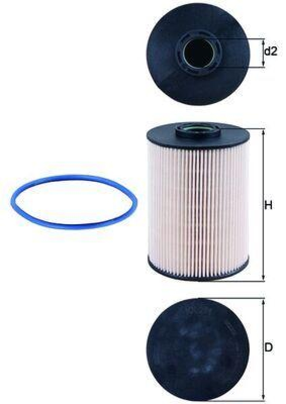 MAHLE Fuel filter