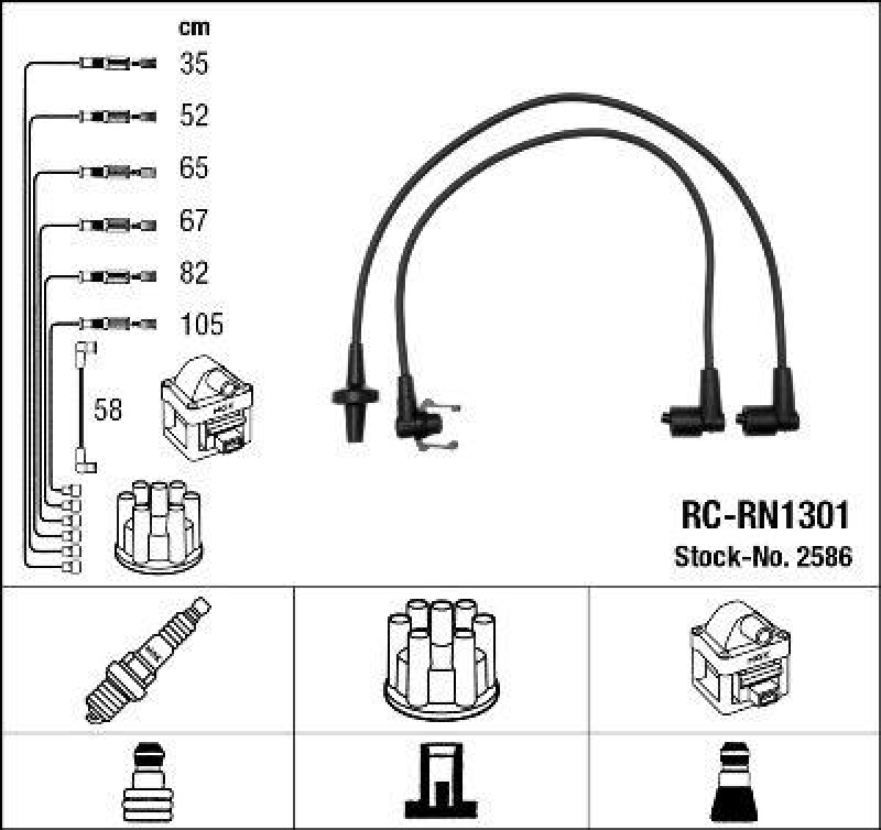 NGK Ignition Cable Kit