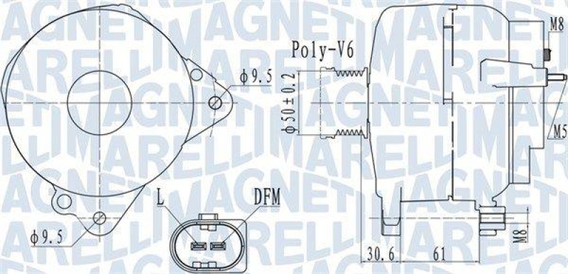 MAGNETI MARELLI Generator 63732118010