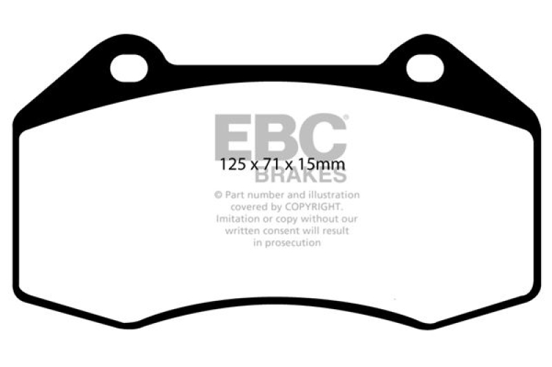 EBC Brakes Hochleistungs-Bremsbelagsatz