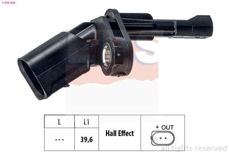 EPS Sensor, Raddrehzahl Made in Italy - OE Equivalent