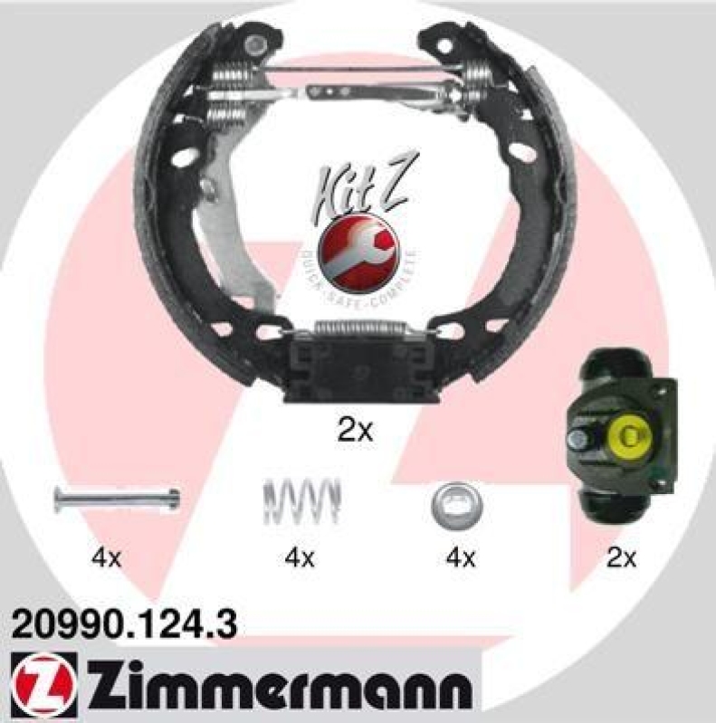 ZIMMERMANN Brake Shoe Set KIT Z