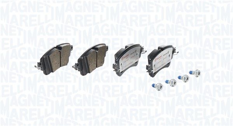 MAGNETI MARELLI Bremsbelagsatz, Scheibenbremse