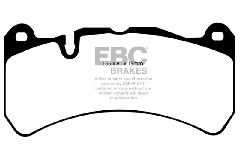 EBC Brakes High Performance Brake Pad Set