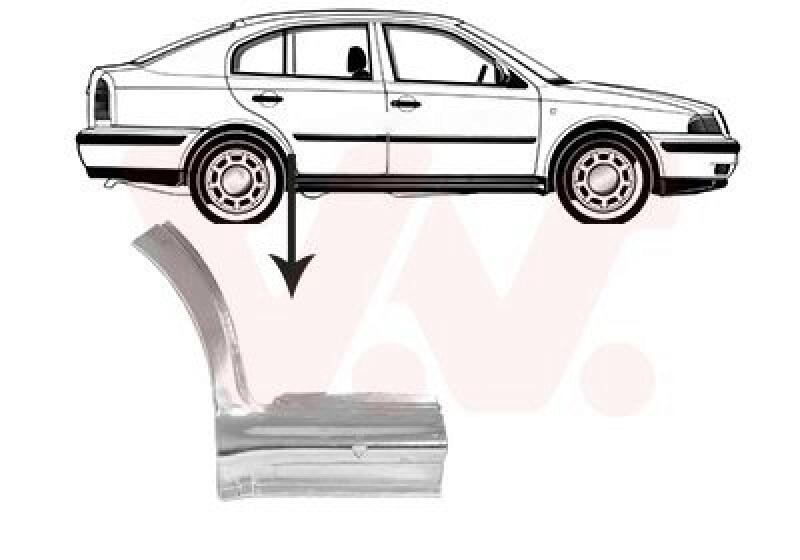 VAN WEZEL Foot Board, door sill