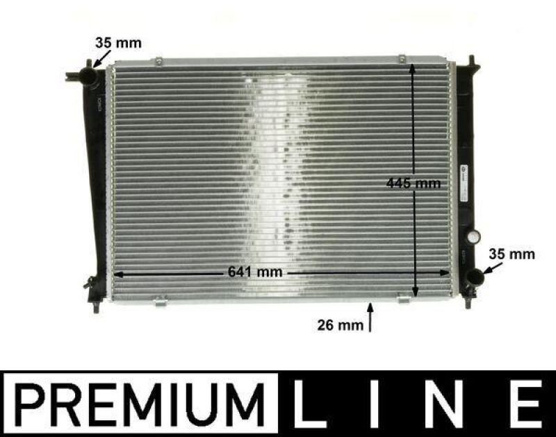 MAHLE Kühler, Motorkühlung BEHR *** PREMIUM LINE ***