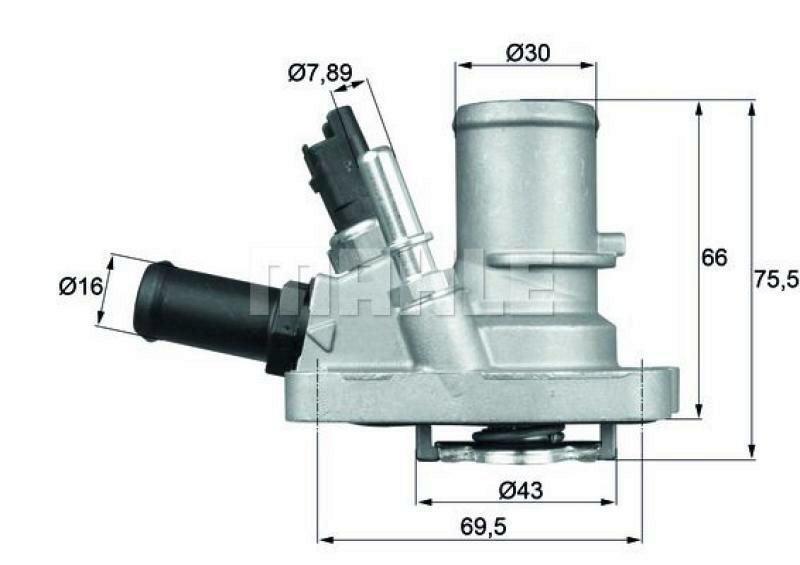 MAHLE Thermostat, coolant