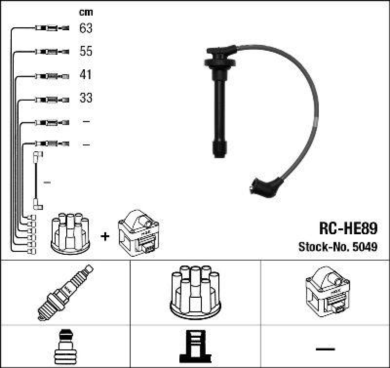 NGK Ignition Cable Kit