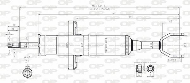 OPEN PARTS Stoßdämpfer
