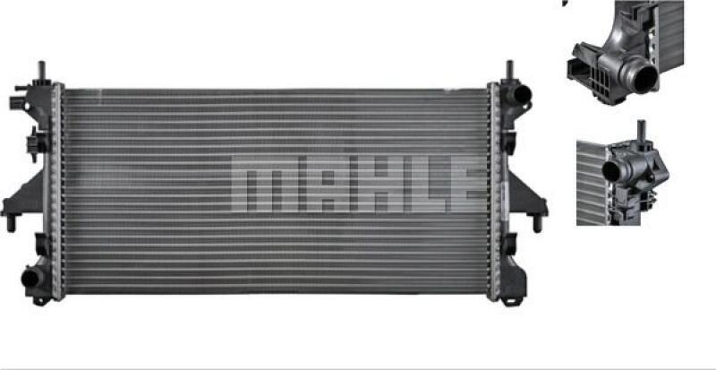 MAHLE Radiator, engine cooling BEHR *** PREMIUM LINE ***