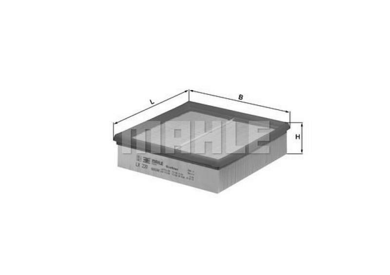 MAHLE ORIGINAL Luftfilter