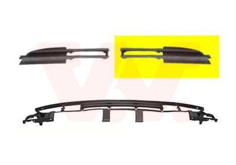 VAN WEZEL L&uuml;ftungsgitter, Sto&szlig;f&auml;nger ** Equipart ** 649591