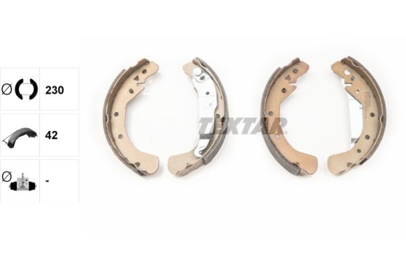 TEXTAR Brake Shoe Set