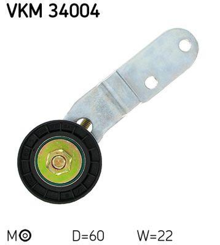 SKF Tensioner Pulley, V-ribbed belt
