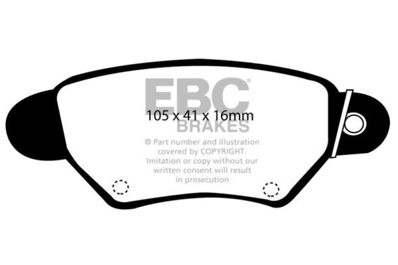 EBC Brakes Brake Pad Set, disc brake