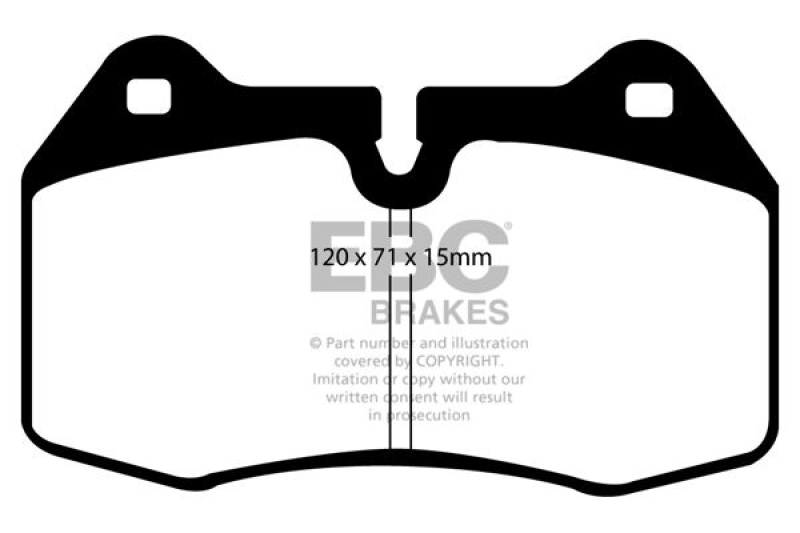 EBC Brakes High Performance Brake Pad Set