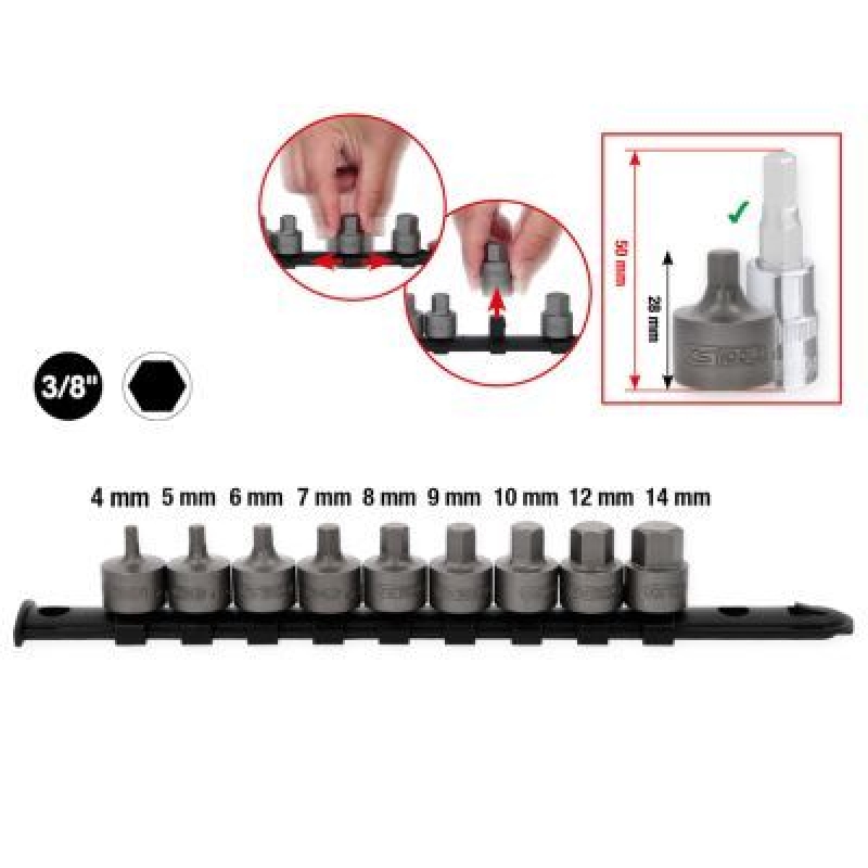 KS TOOLS Steckschl&uuml;sselsatz 9174000