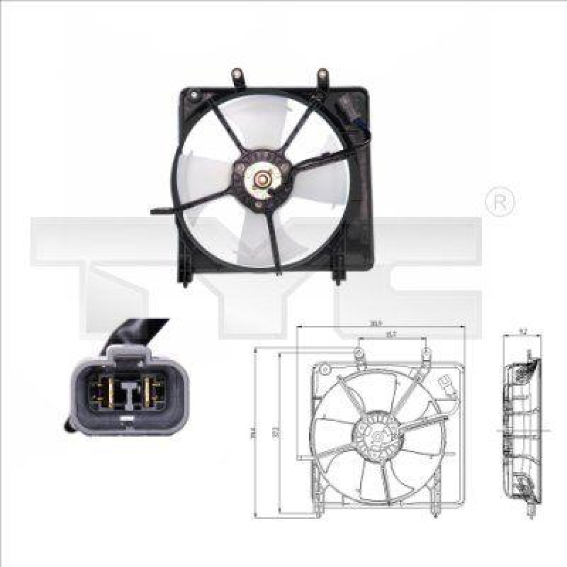 Fan, radiator