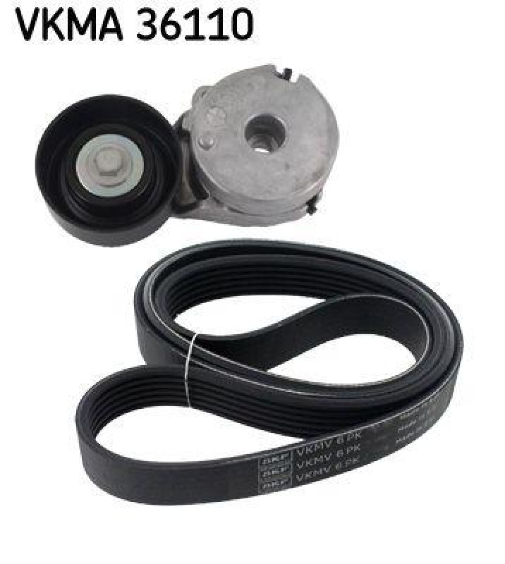 SKF Keilrippenriemensatz VKMA 36110