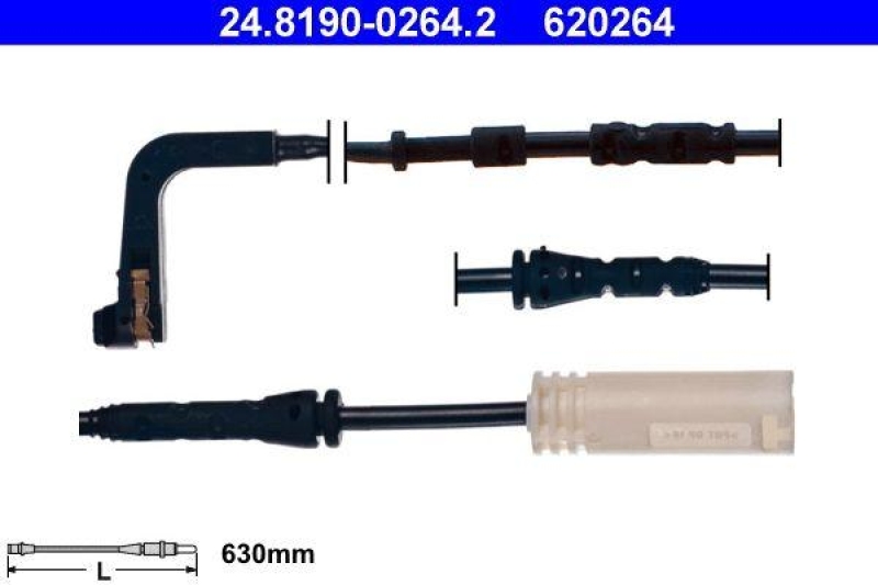ATE Warning Contact, brake pad wear