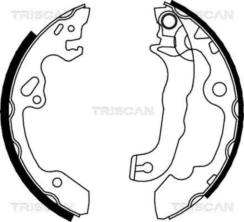 TRISCAN Bremsbackensatz 8100 16632