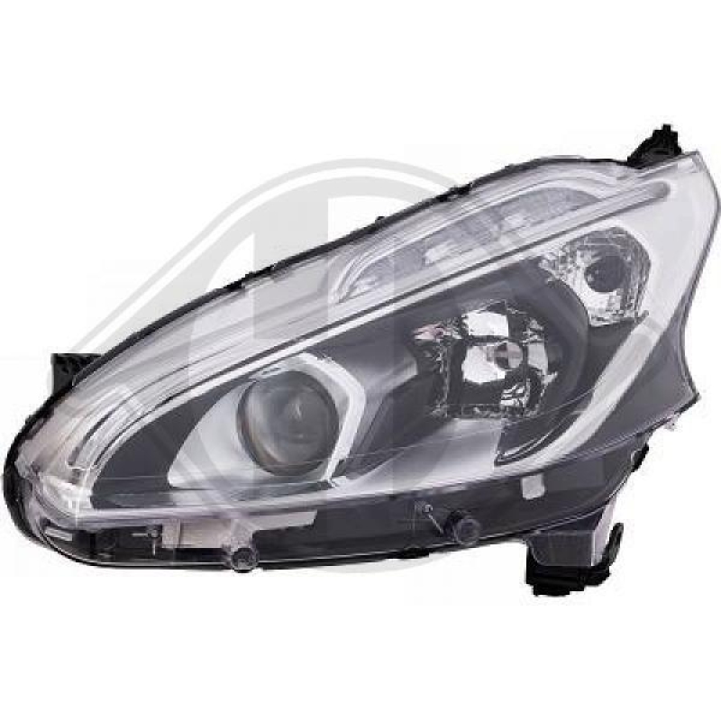 1x Diederichs Hauptscheinwerfer H7 Links passend für Peugeot 208 1 1.2 75 165