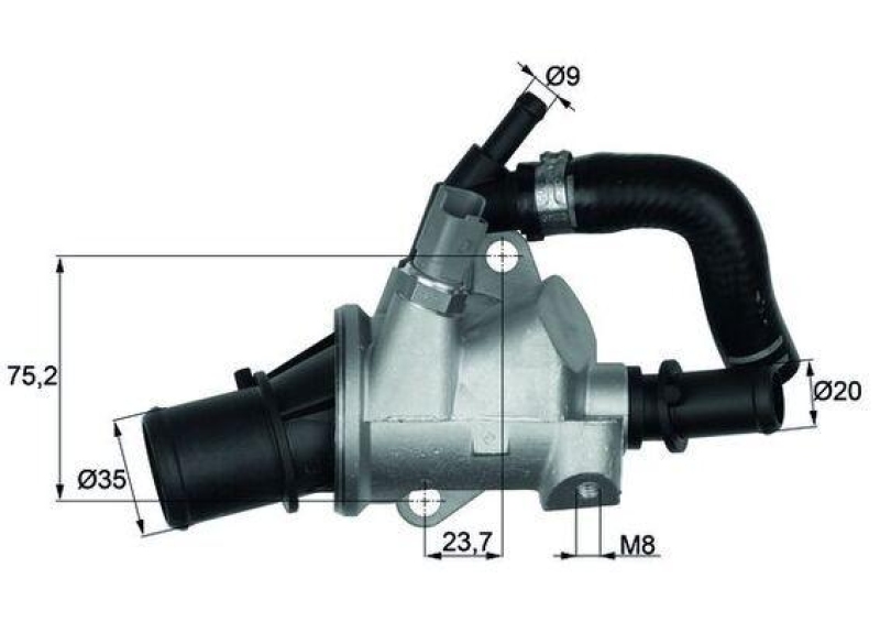 MAHLE Thermostat für Kühlmittel / Kühlerthermostat