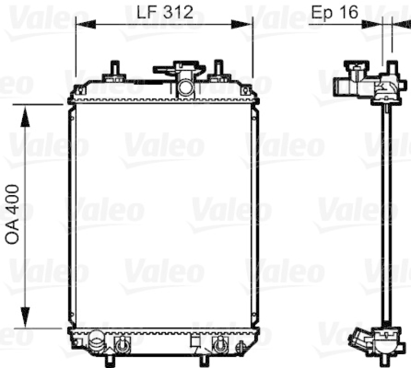 VALEO Kühler, Motorkühlung