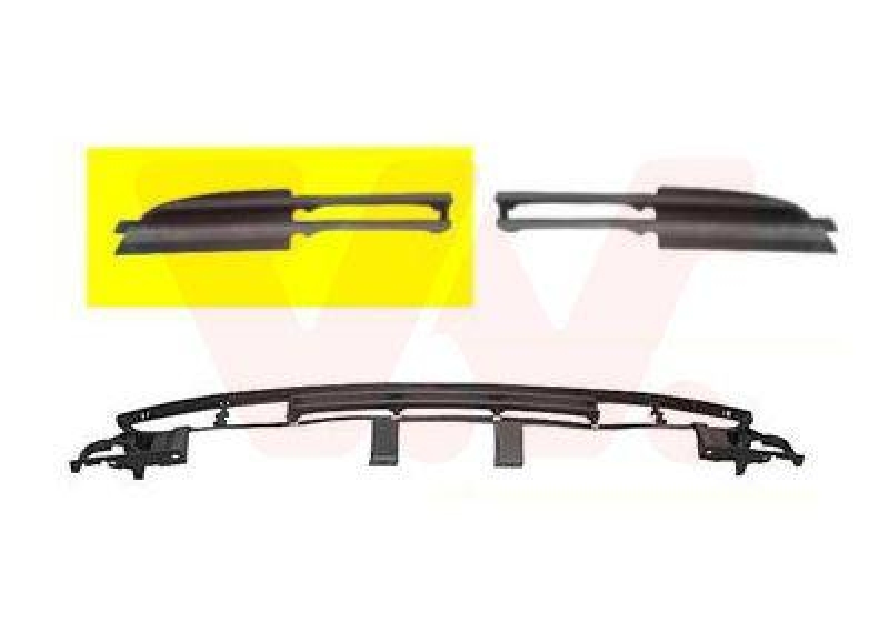 VAN WEZEL L&uuml;ftungsgitter, Sto&szlig;f&auml;nger ** Equipart ** 649592
