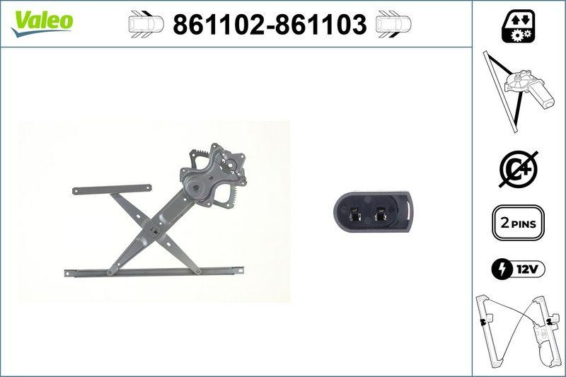 VALEO Fensterheber 861103