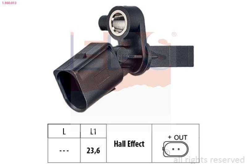 EPS Sensor, Raddrehzahl Made in Italy - OE Equivalent