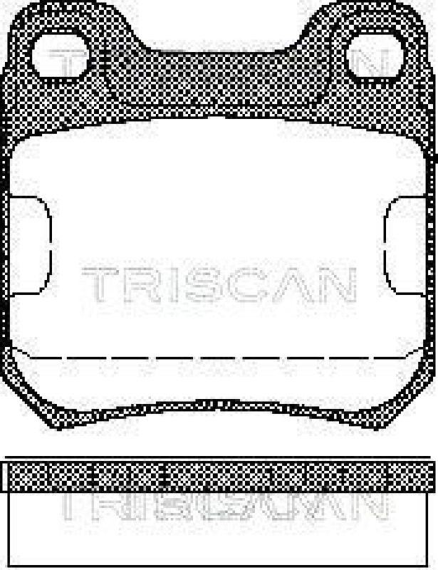 TRISCAN Brake Pad Set, disc brake