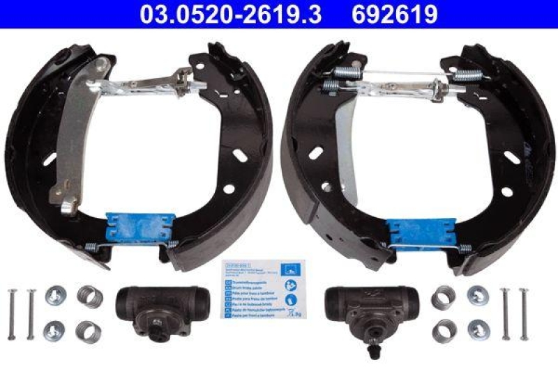 ATE Brake Shoe Set Original ATE TopKit