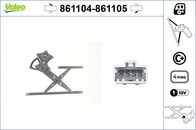 VALEO Fensterheber 861104