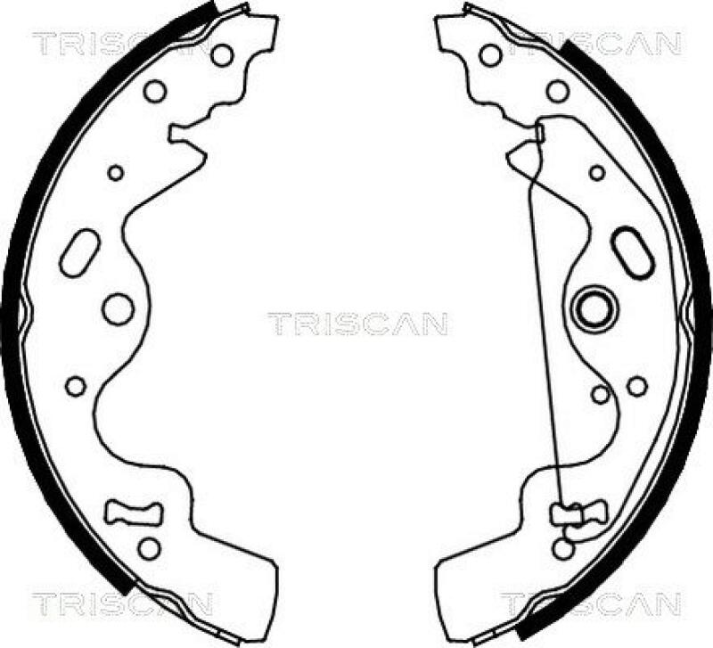 TRISCAN Bremsbackensatz