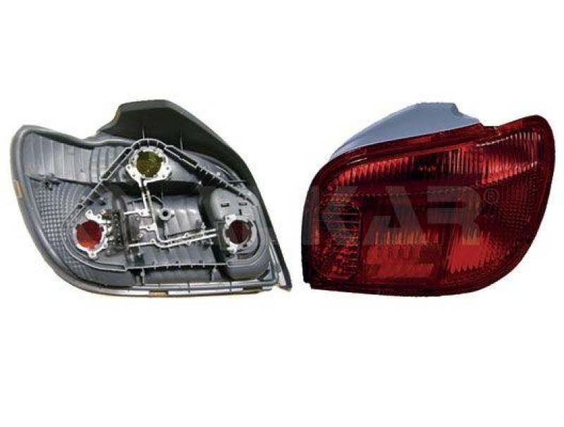R&uuml;cklicht Heckleuchte R&uuml;ckleuchte Rechts passend f&uuml;r Toyota Yaris 1.0 1.3 1.4 D-