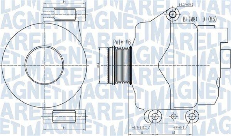 MAGNETI MARELLI Generator 63732132010