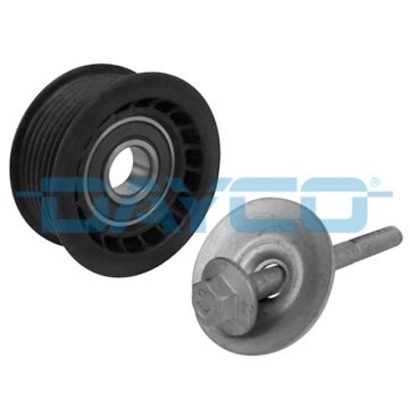 DAYCO Deflection/Guide Pulley, V-ribbed belt