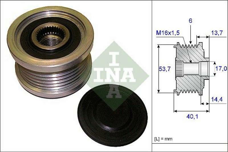 INA Alternator Freewheel Clutch