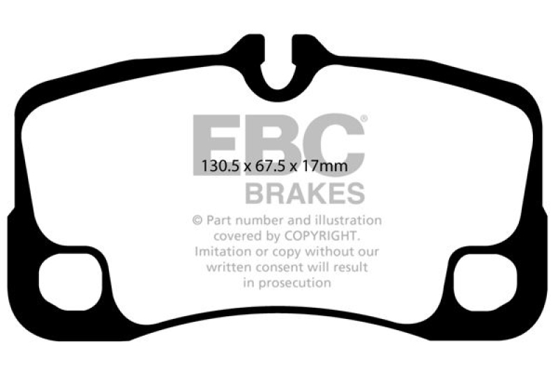 EBC Brakes Hochleistungs-Bremsbelagsatz