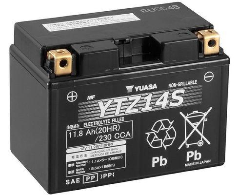 YUASA Starterbatterie High Performance Maintenance Free
