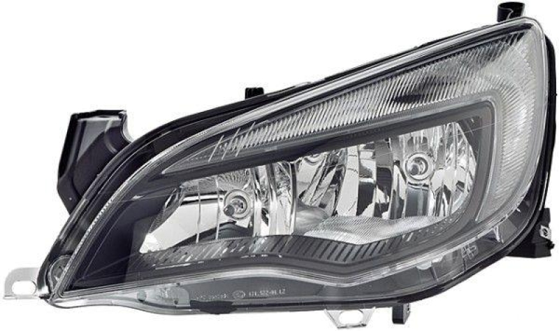 1x Hella Hauptscheinwerfer H7 Rechts passend für Opel Astra J 1.4 BJ bis...