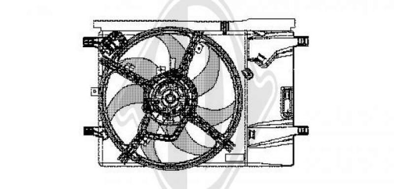 DIEDERICHS Fan, radiator DIEDERICHS Climate