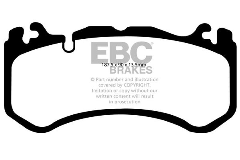 EBC Brakes Hochleistungs-Bremsbelagsatz