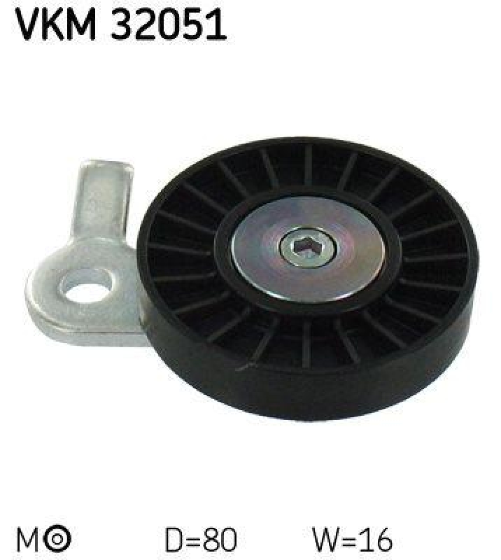 SKF Tensioner Pulley, v-ribbed belt