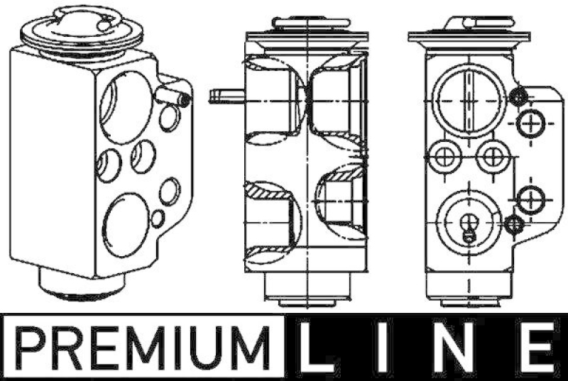 MAHLE Expansionsventil, Klimaanlage PREMIUM LINE