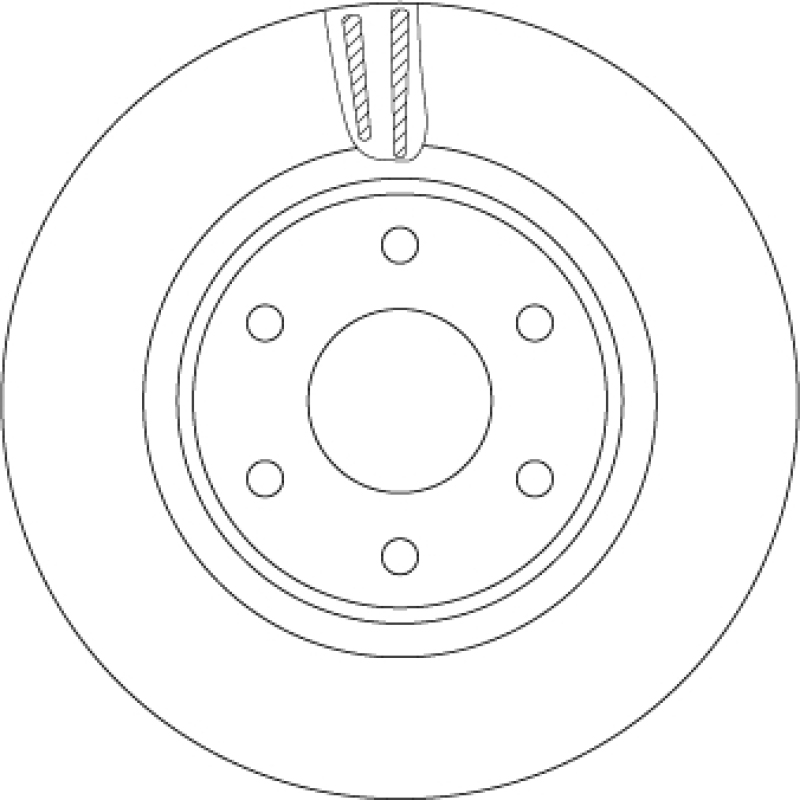 2x TRW Bremsscheibe DF7458S