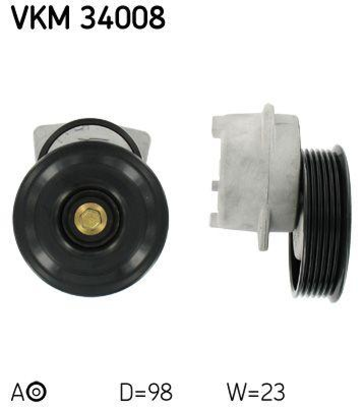 SKF Tensioner Pulley, V-ribbed belt