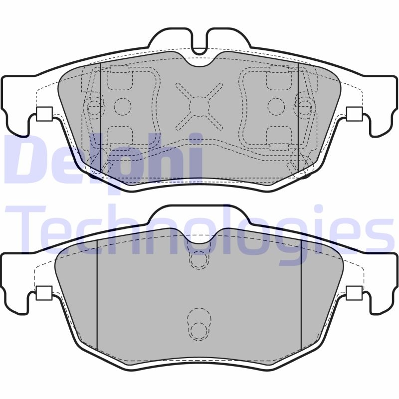 DELPHI Brake Pad Set, disc brake